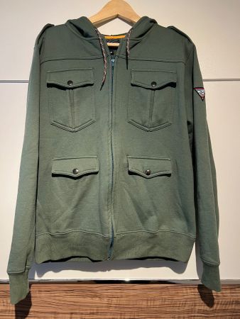 Olivgruene Kapuzenjacke von Squalo, Top Zustand!