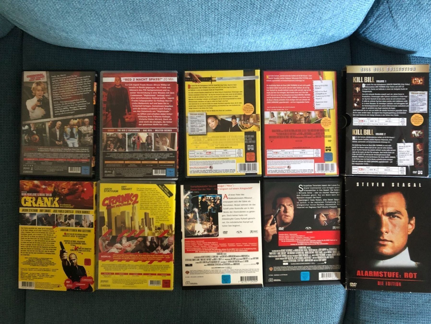 Tutti i DVDs: 8 DVD-Actionklassiker-Set – Usato da Basel venduto da jannickpascal 1