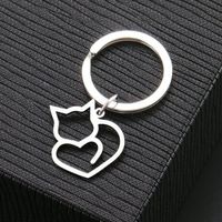 ★Katze mit Herz Schlüsselanhänger NEU★