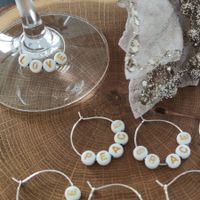 Wein Glasmarkierer Set (Namen), personalisierbar, handmade💕