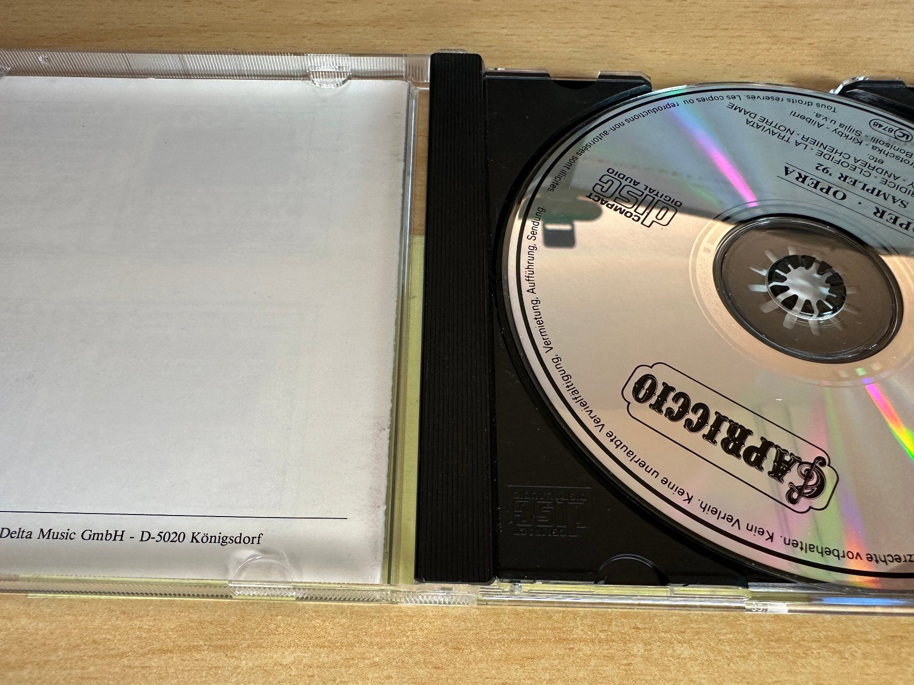 CD: Various – Oper Highlights Opera – Usato da Rikon im Tösstal venduto da Alpenmutz 2