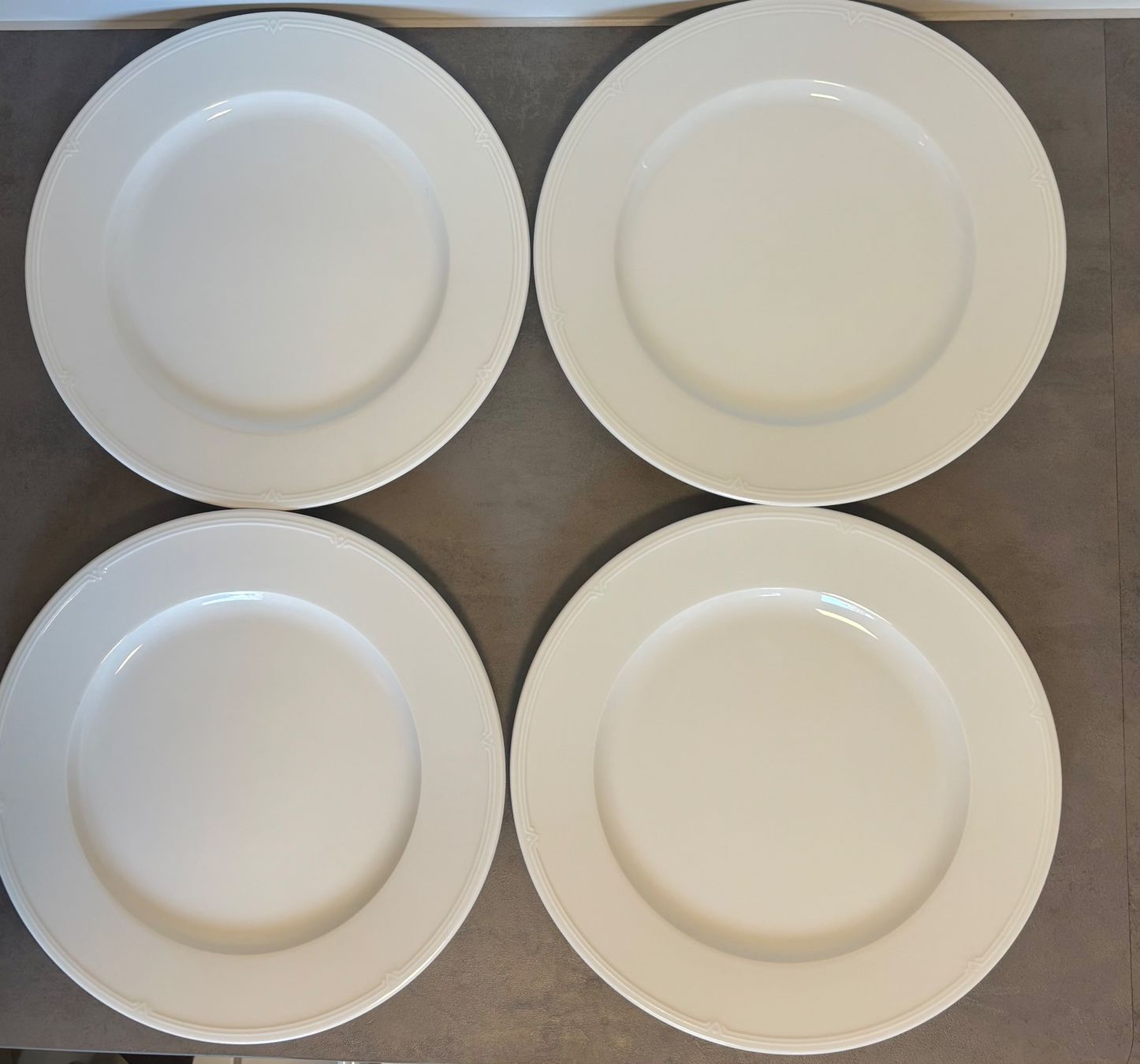 Eschenbach Set di piatti: Eschenbach Bavaria Germany White Dinner Set Plates and Cups – Usato da Rüschlikon venduto da ArnaudEichenberger 7