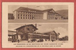 Biel - Eröffnung neuer Bahnhof 1923
