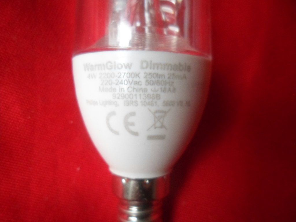 Philips Lampen: LED Lampe klar E14 "25 W" Philips WarmGlow dimmable – Gebraucht aus Zürich von Tocayo 3