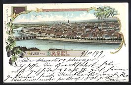Litho Basel, Panoramablick über den Rhe