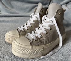 Converse Leder Platform, Plateau, grau, Gr. 39, sehr schick