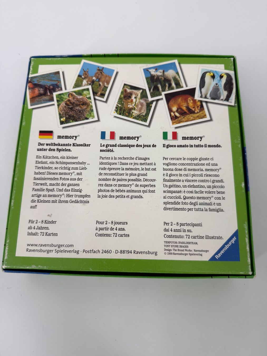Ravensburger Giochi: Ravensburger Tierkinder Memory – Usato da Auenstein venduto da moin. 1
