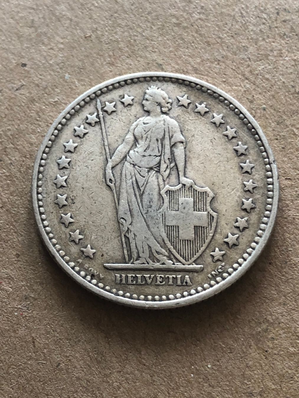 Tutti le monete: 2 Fr. 1928 – Usato da Schötz venduto da Odpa 1