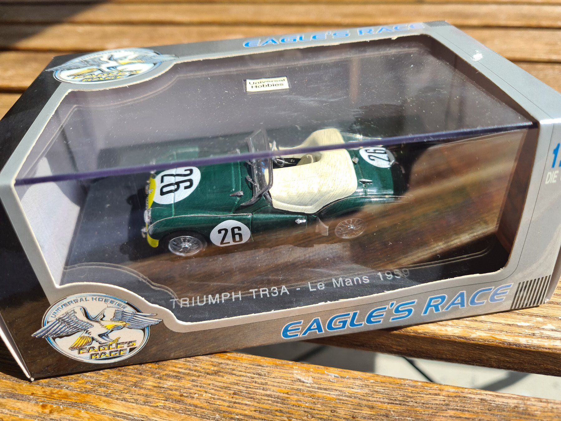 Triumph Modellini d'auto: Eagle's Race Légende TRIUMPH TR3A Le-Mans – Usato da Basel venduto da Solarbebop 1