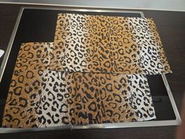 Tischsets 2er Set Leoparden Muster