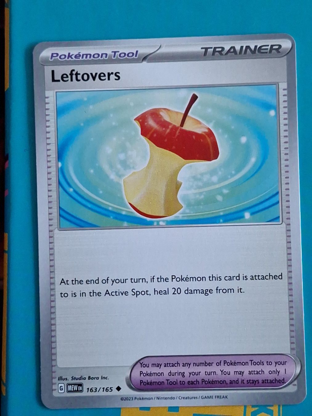 Pokémon Carte collezionabili: Leftovers Überreste - Pokemon Mew 151 – Usato da Altstätten SG venduto da GGsGameshop