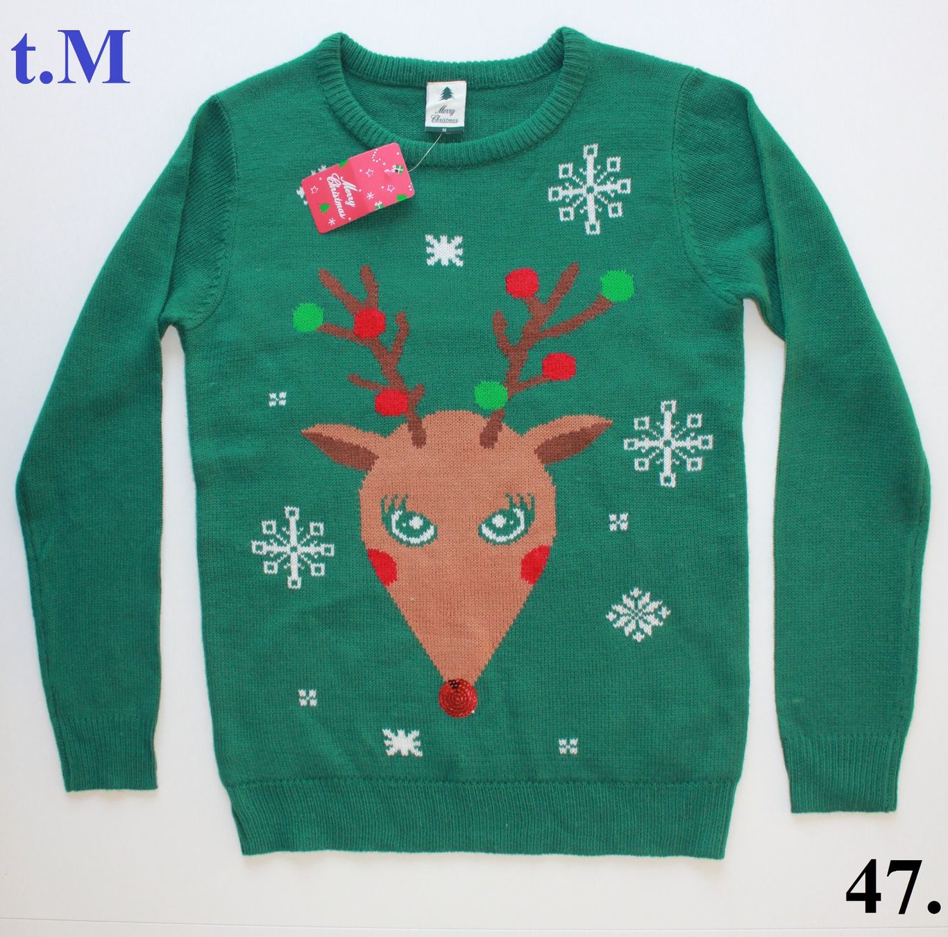 Pullover & Sweatshirts: Pull de Noël / Weihnachtspullover  t. M    NEU! – Neu und originalverpackt aus Peseux von Gilloss