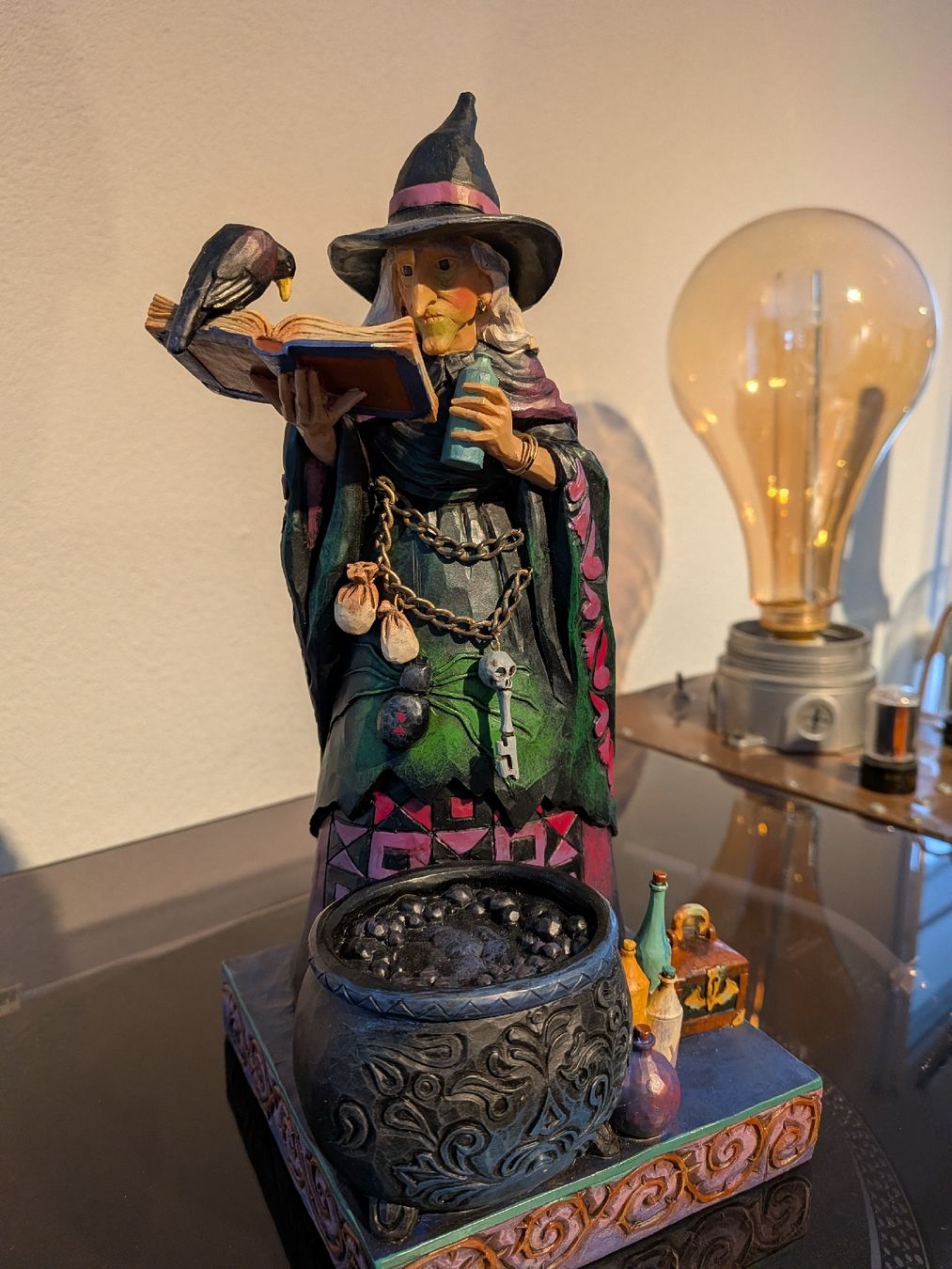 Figuren: figurine sorcière Jim shore – Neu (gemäss Beschreibung) aus Saxon von 2005sylvester 1