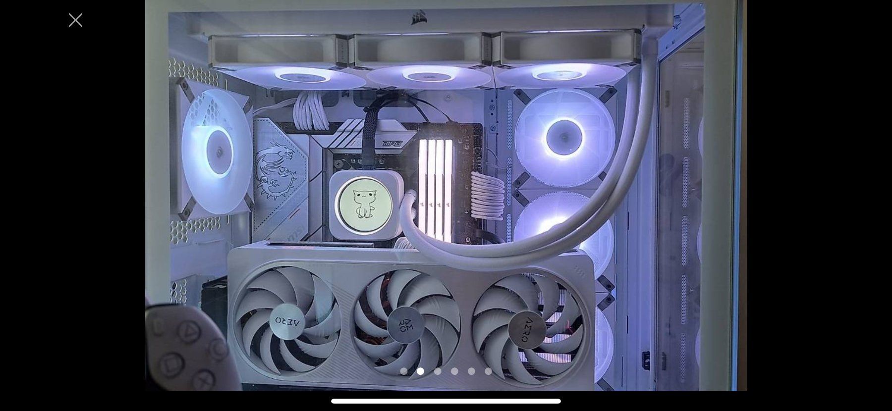 PC: Gaming Setup Weiss Komplett Abgestimmt – Usato da Baar venduto da baettig. 3