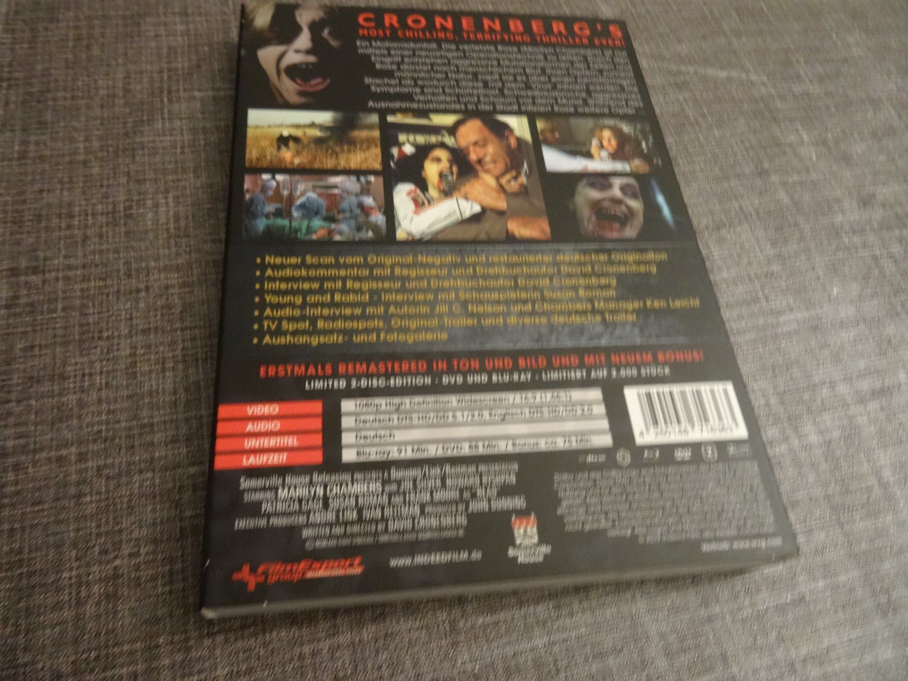 Tutti i DVDs: Rabid  Limited Edition Blu-ray DVD – Usato da Olten venduto da Disc-Verkauf 1