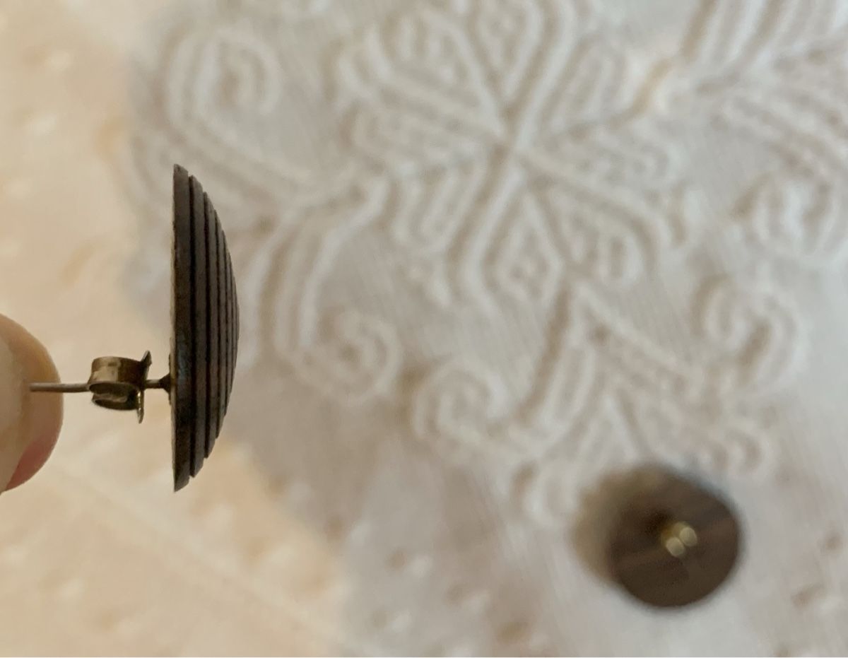 Ohrringe & -stecker: Vintage Holzohrringe – Gebraucht aus Zürich von p_q7q_nichtraucher 4