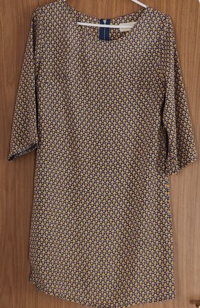 Robe GOA 100% Viscose imprimée T36/38 été - Très chic!