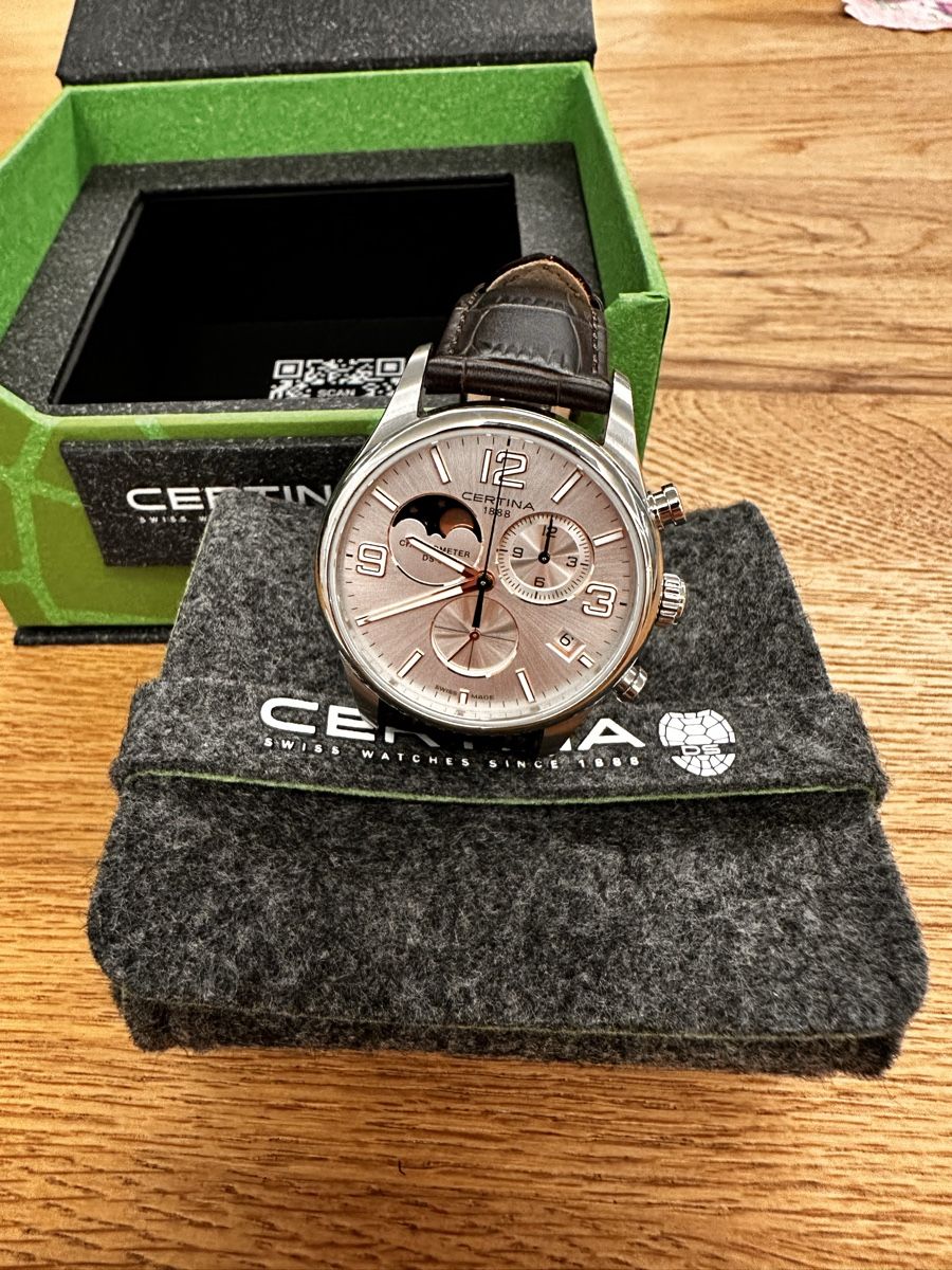 Certina Orologi: Certina DS-8 Chrono Moonphase – Usato da Benken SG venduto da Malou1