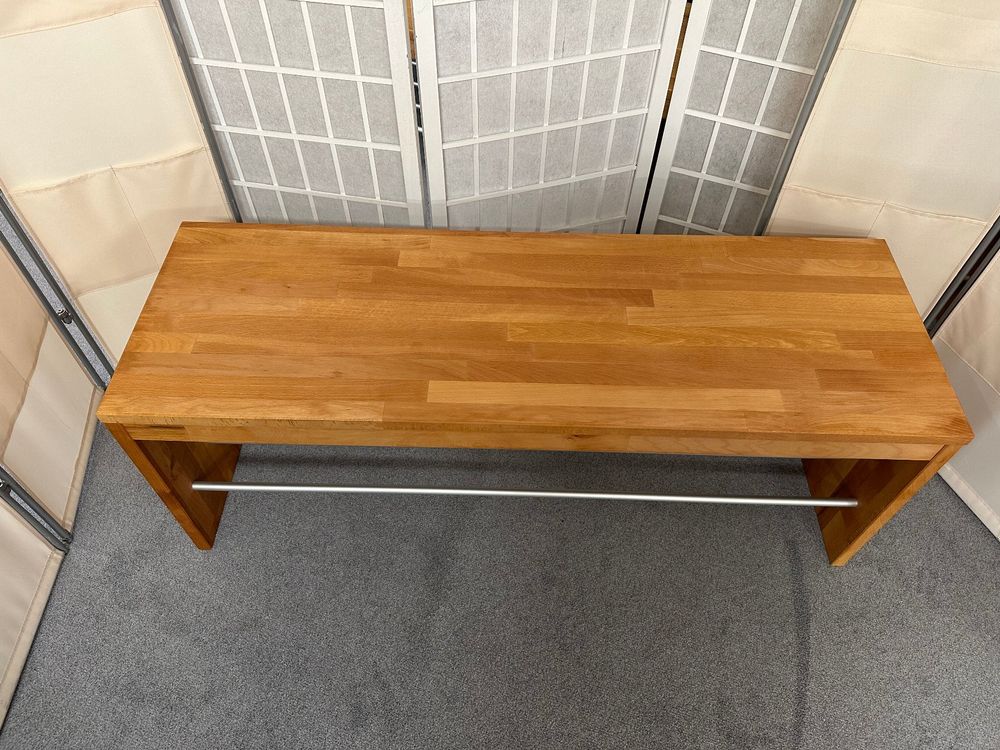 Schuhbank Sitzbank COMMA Kernbuche massiv 120 cm Kaufen auf Ricardo