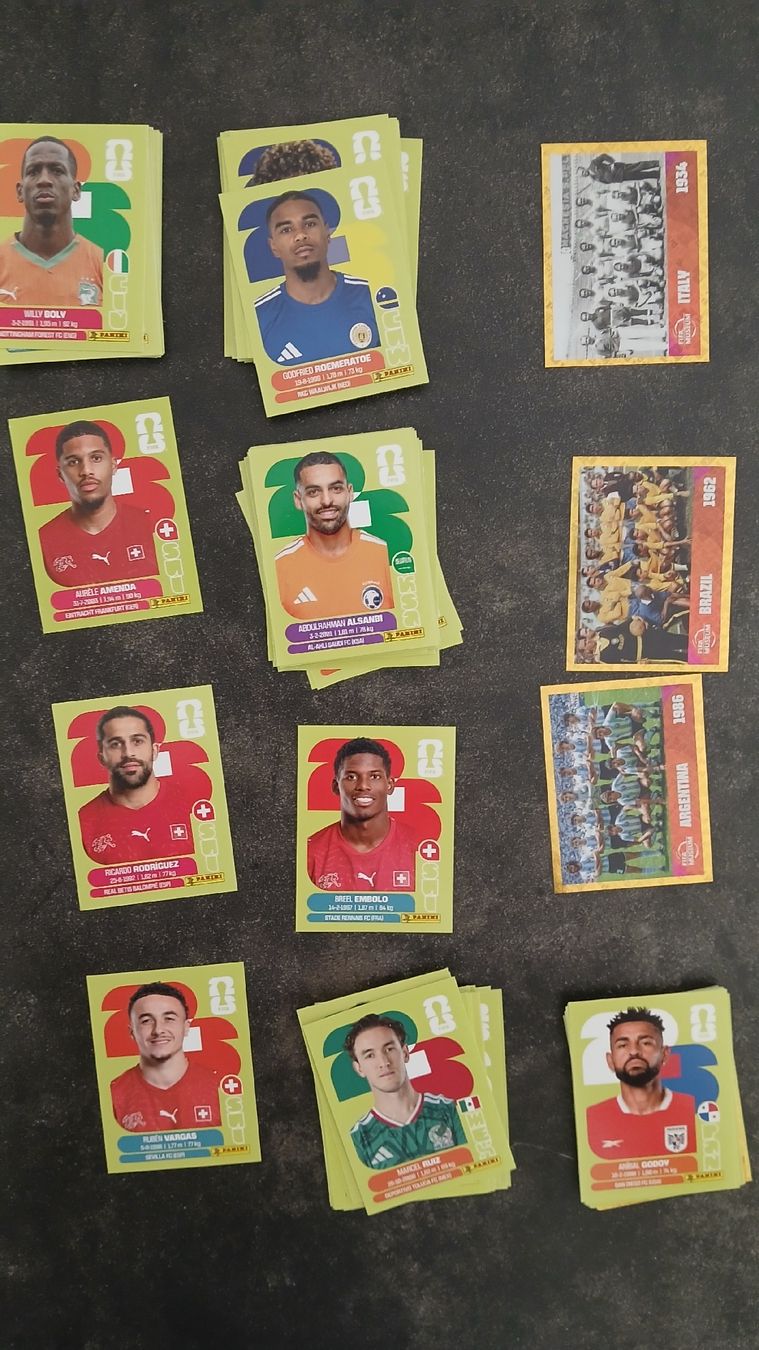 Panini Sammelbilder & Trading cards: 124 Panini WC2026 + 5 panini coca cola – Neu (gemäss Beschreibung) aus Montana von Mick003