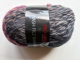 5 Knäuel Wash Filz Rainbow Pro Lana