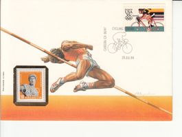 USA FDC Olympia 1984 mit SBK 259w **