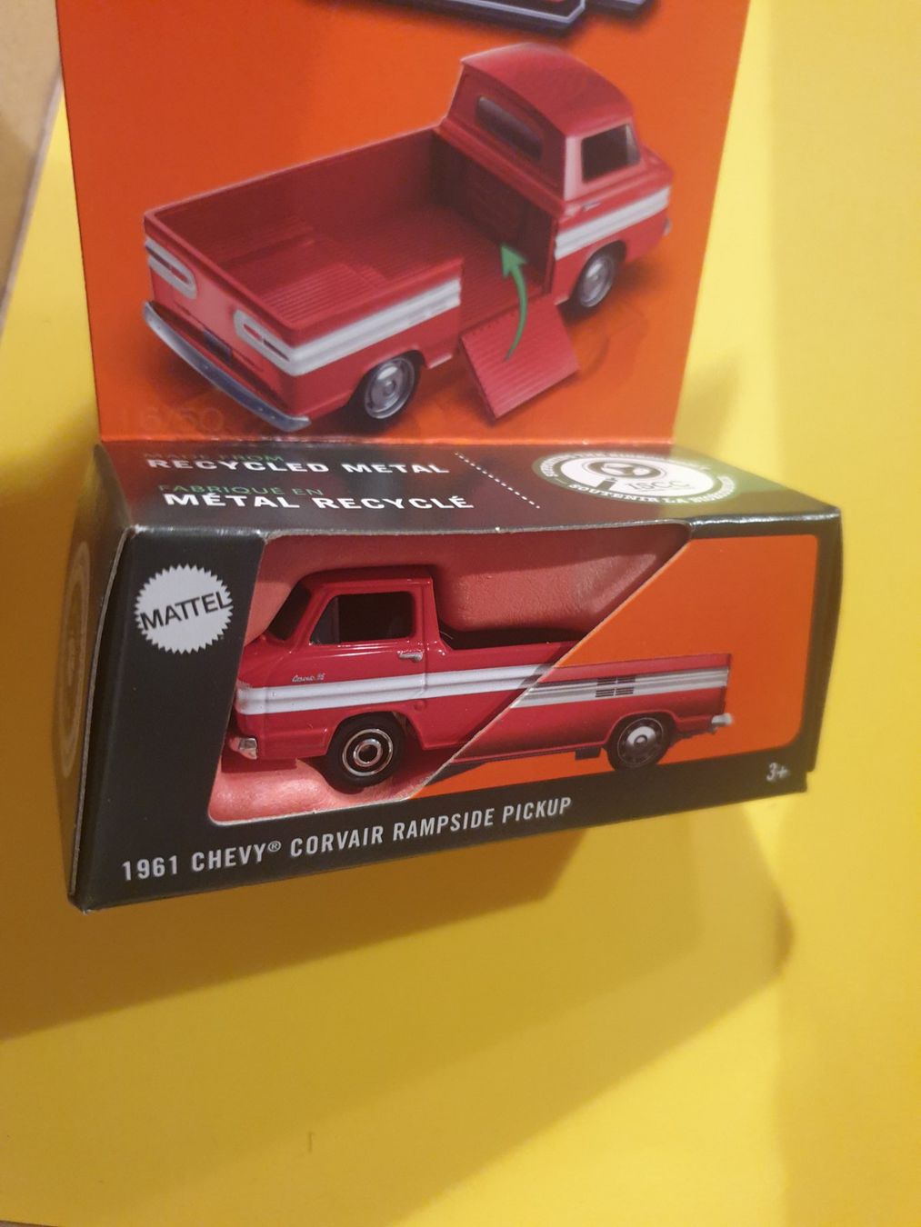 Matchbox Modellini d'auto: Matchbox 1961 CHEVY CORVAIR RAMPSIDE PICKUP – Nuovo e nell'imballaggio originale da Oftringen venduto da Rotor 3