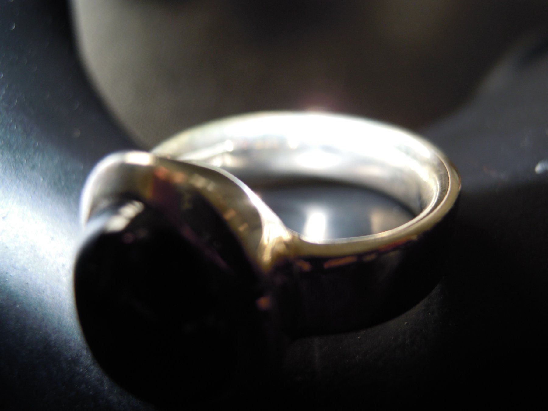 Ringe: Ring, Silber/Blackstar, Durchm.54mm (20) – Neu (gemäss Beschreibung) aus Muri b. Bern von Silberqualle 2