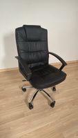 Bürostuhl Kunstleder Schwarz, verstellbar