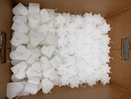 548 Posten Raureifkerzen aus Liquidation