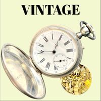 Vintage Swiss Taschenuhr silver