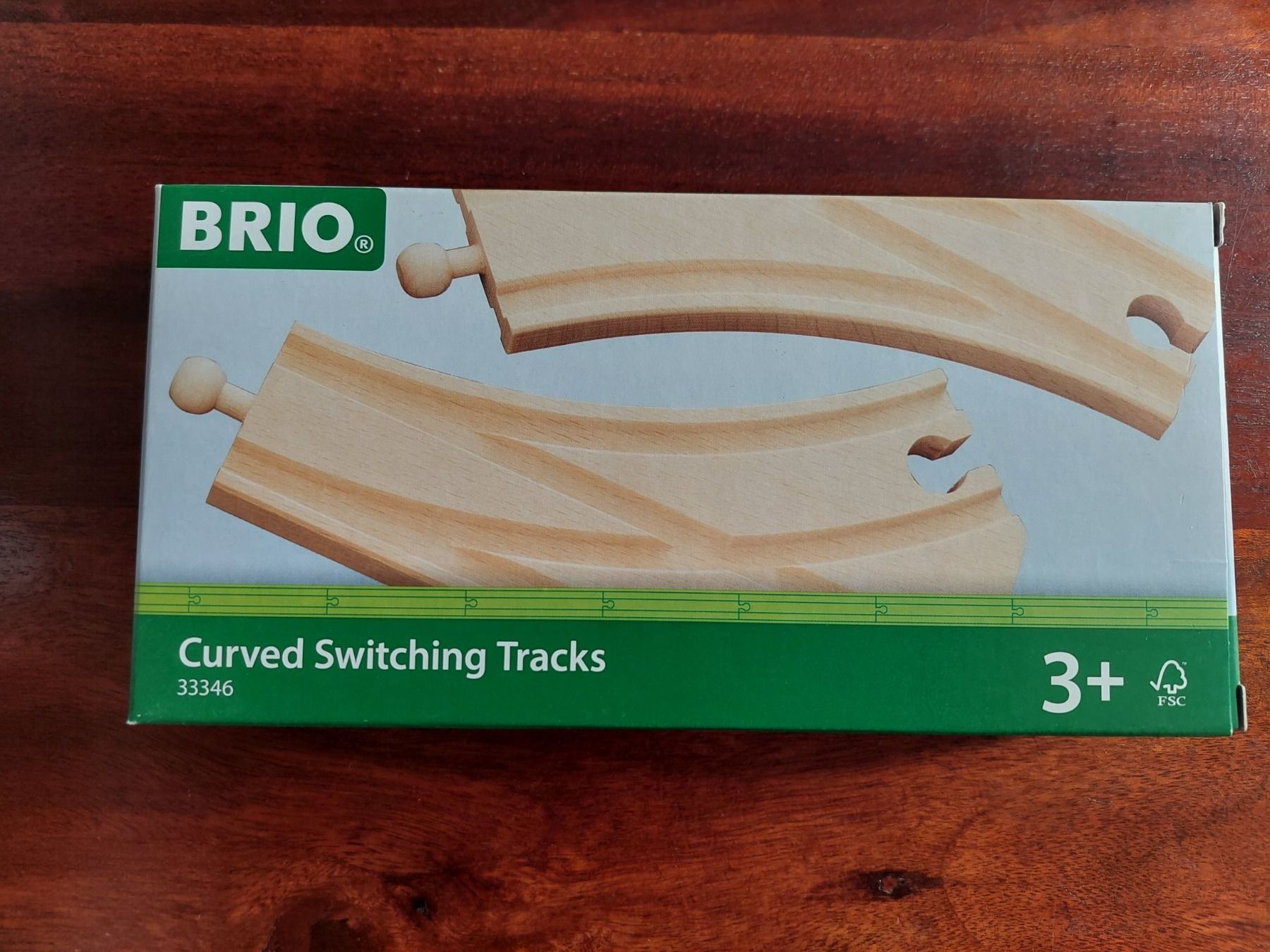 Brio Spielzeuge: Brio World 33346 Bogenweichen 2er-Set – Neu und originalverpackt aus Beckenried von Havacola