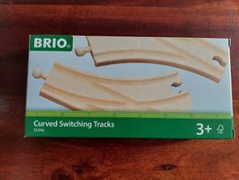 Brio World 33346 Bogenweichen 2er-Set