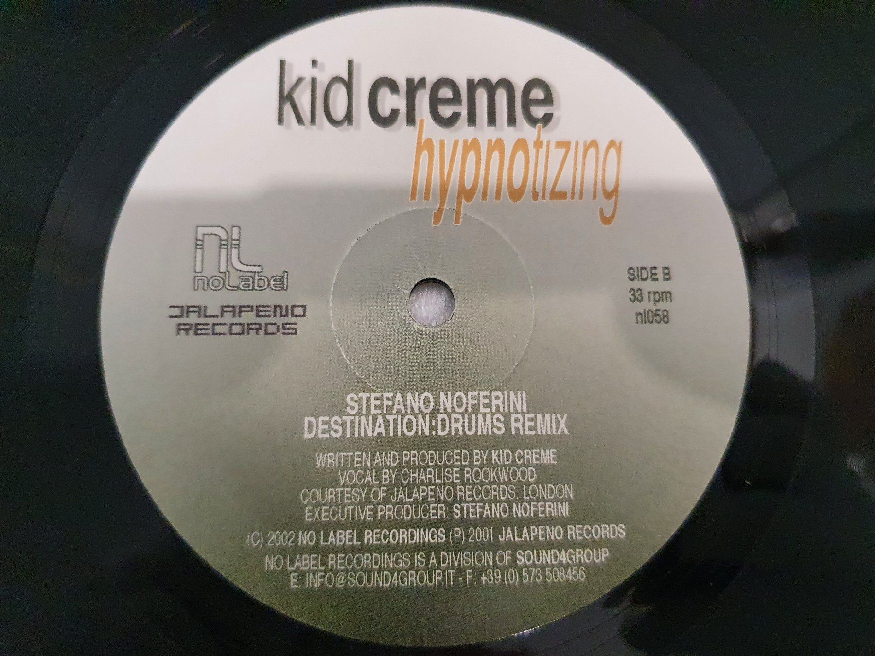 Schallplatten: Kid Creme – Hypnotizing (House) – Gebraucht aus Uster von Vinyl-Leidenschaft 8