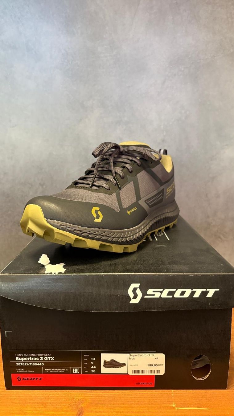 Scott Scarpe da uomo: Scott Supertrac 3 GTX EU :44 UK :9 – Nuovo e nell'imballaggio originale da Nyon venduto da sseebb1260