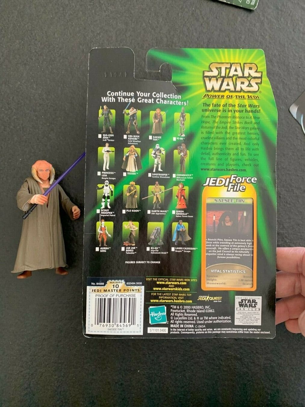 Hasbro Giocattoli: Star Wars action figure POTJ 2000 - Saesee Tiin – Nuovo (secondo la descrizione) da Gimel venduto da marchaux2006 1