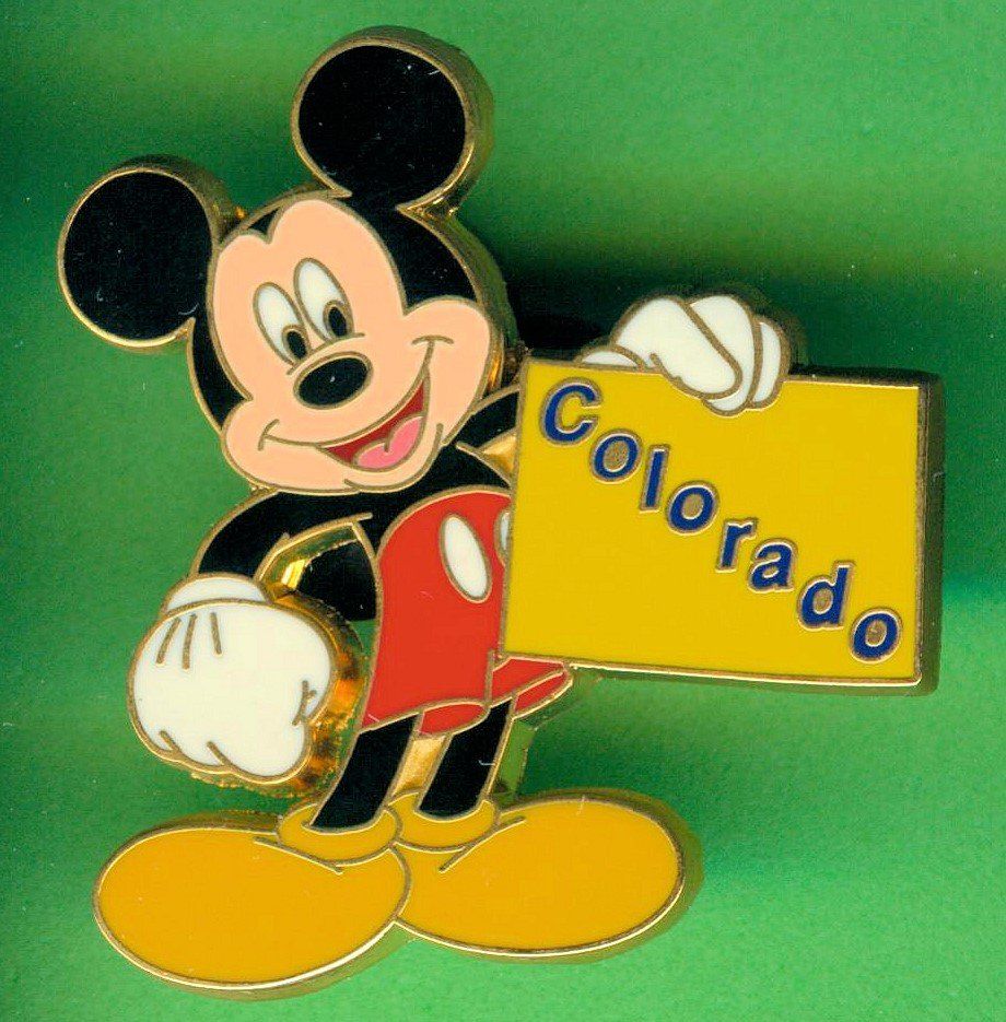 Disney Placchette & Badge: DISNEY  Mickey Maus  COLORADO – Usato da Winterthur venduto da Sammleroase