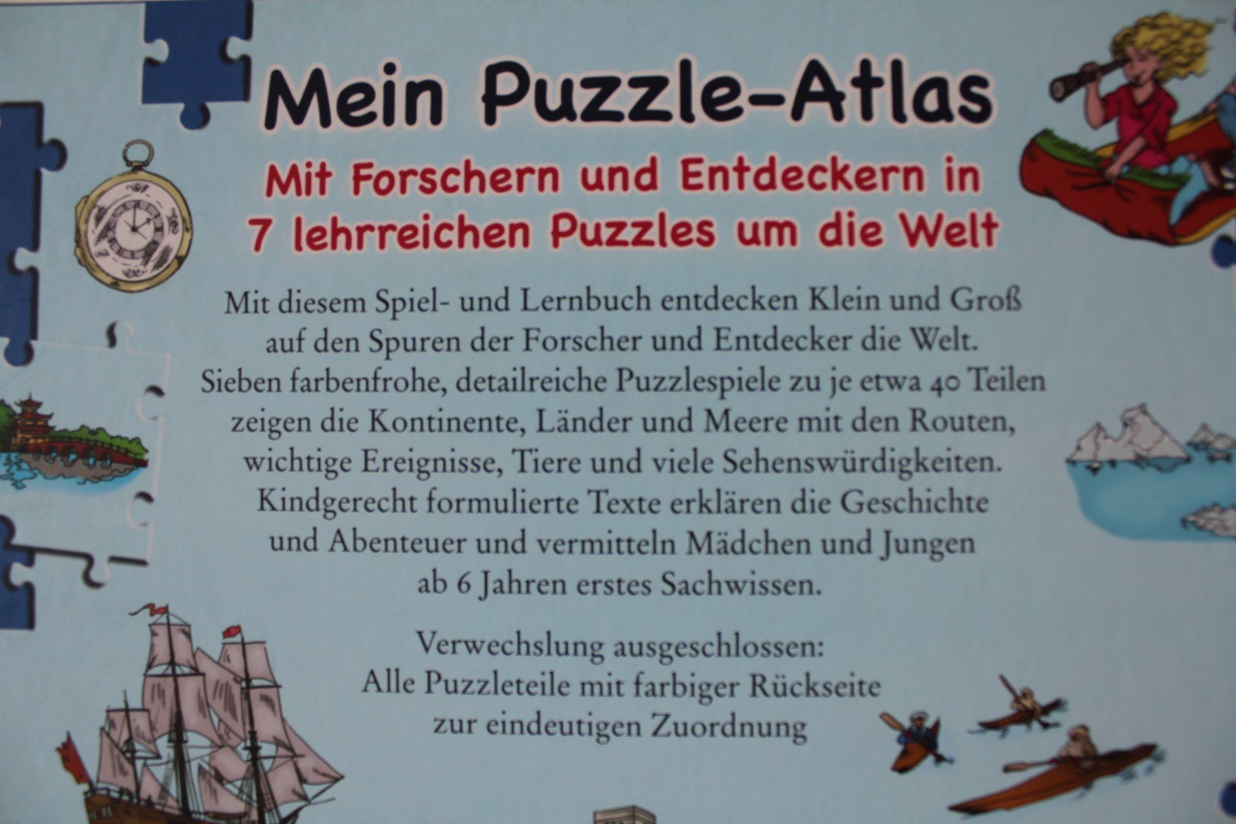 Puzzle: Puzzle Atlas 7 Puzzles à 48 Teilen – Usato da Peseux venduto da Gilloss 7