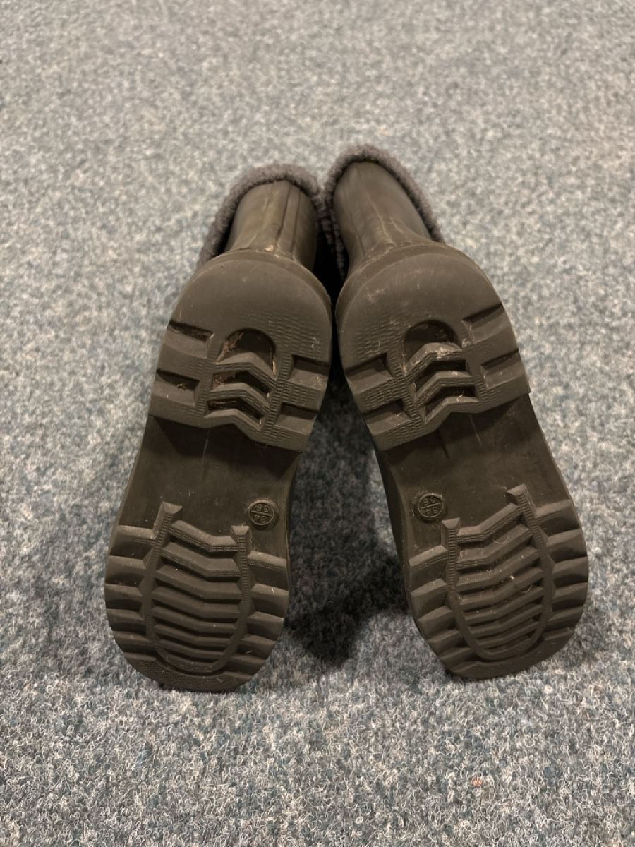 Zara Scarpe per ragazze: Zara Rubber Winter Boots, Size 35, Knit Trim! – Usato da Grabs venduto da MDS77 3