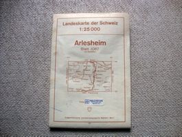 Landeskarte Arlesheim Ausgabe 1959 Blatt 1067 1:25000