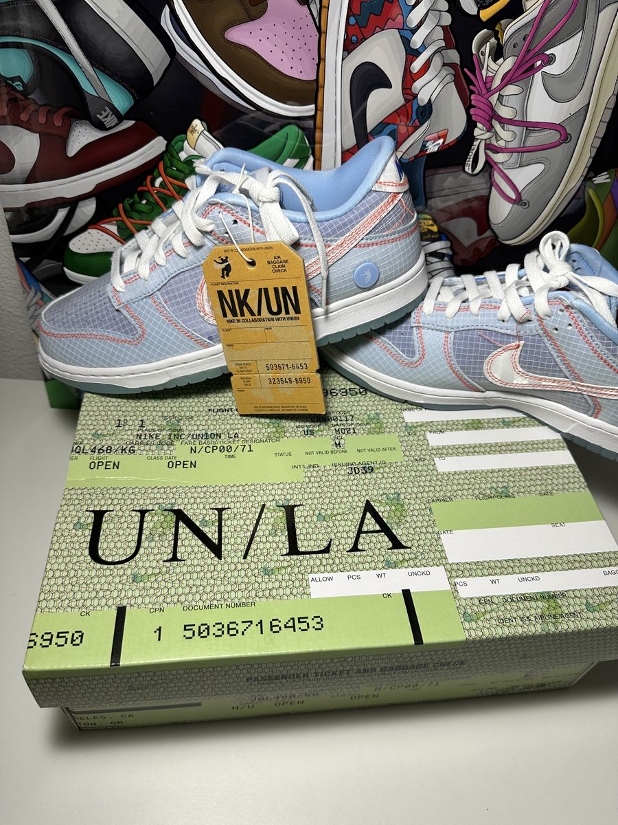 Nike Herrenschuhe: Nike Dunk Low Union LA Passport Pack Argon Gr. 42.5 – Neu und originalverpackt aus Freidorf TG von kickznlacez 6