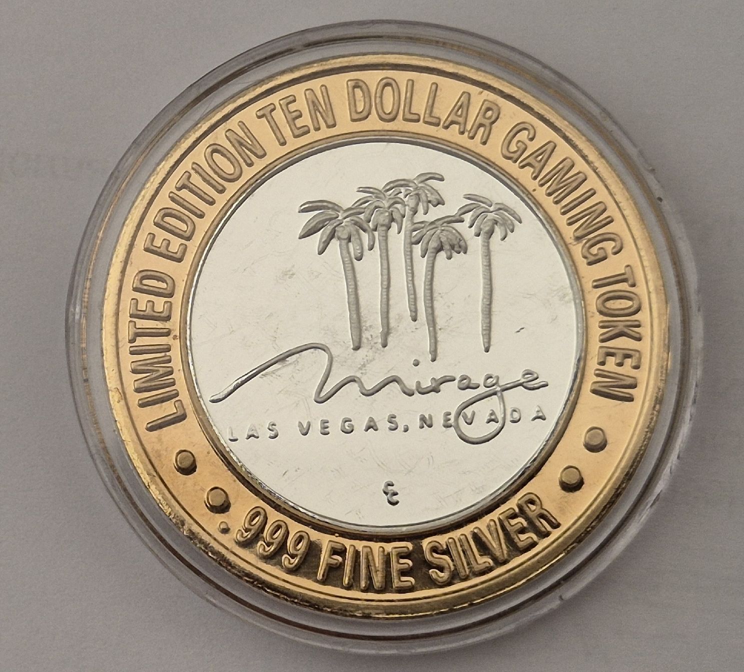 Alle Münzen:  10 Dollar Gaming Token Silber – Gebraucht aus Greppen von hploetscher