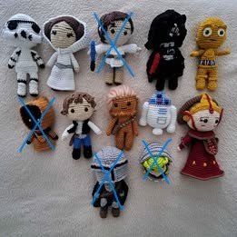 Star Wars Spielzeuge: Handgemachte Star Wars Amigurumi Figuren – Neu (gemäss Beschreibung) aus Wiedlisbach von 6433