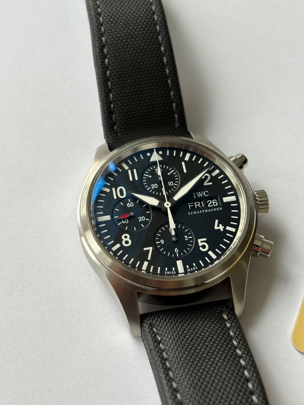IWC Montres: IWC Flieger Chronograph IW371701 – D'occasion à Birsfelden par Mynos 4