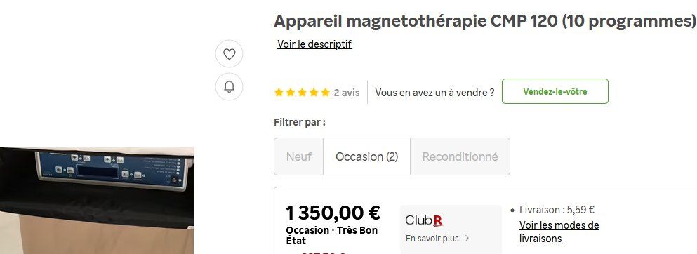 Medizinische Geräte: Magnétothérapie CMP 120 Magnetotherapie – Gebraucht aus Collonges von arashee 7