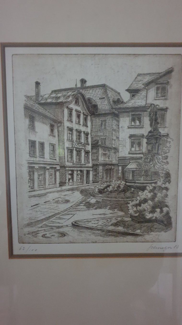 Grafica & Litografie: Rorschach. Jakobsbrunnen. Lithografie. – Usato da Goldach venduto da armando_r