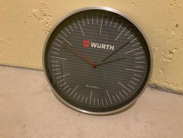 WÜRTH Quarzuhr, Wanduhr für Werkstatt,Garage,Hobby,Werkzeug