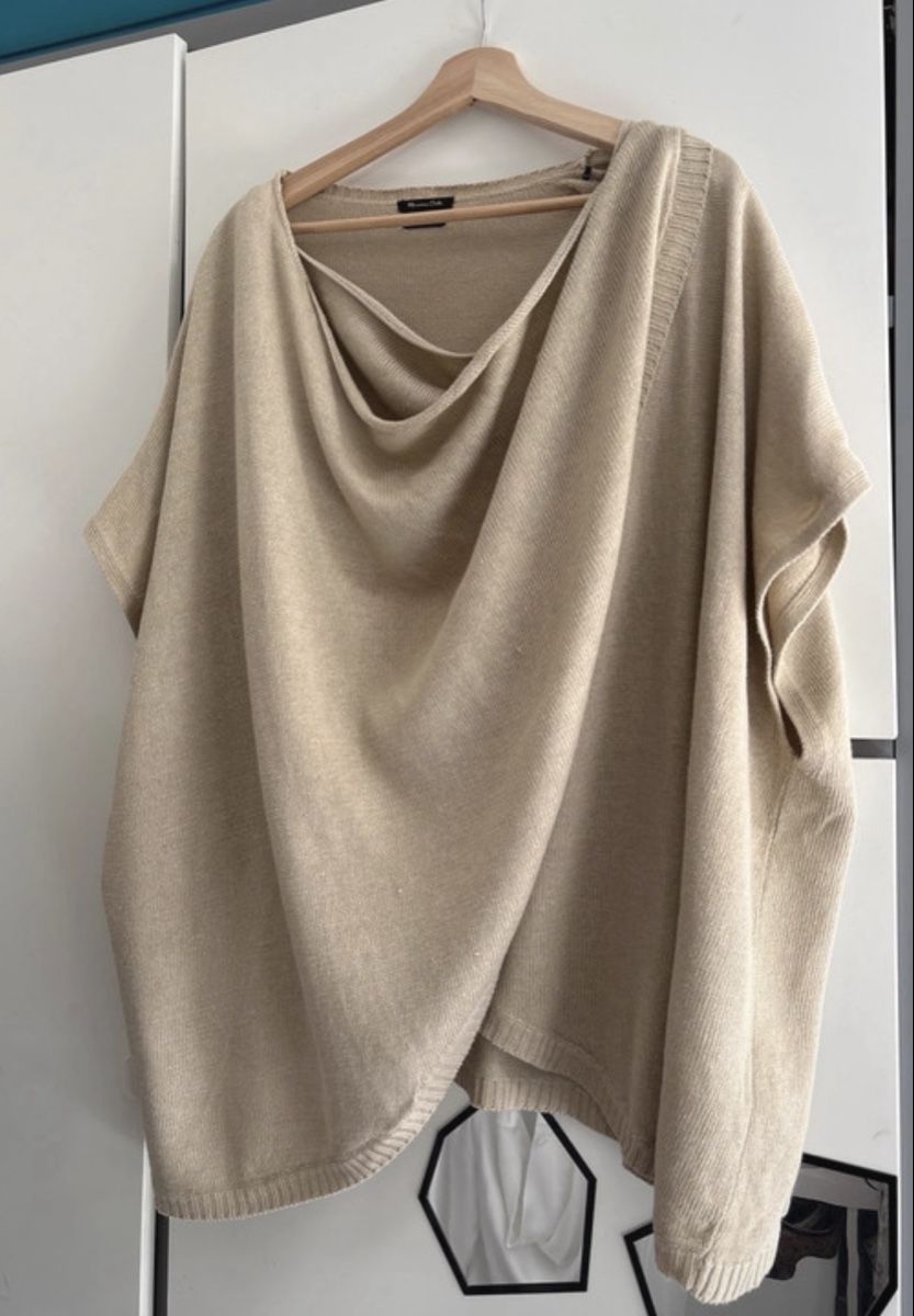 Massimo Dutti Altro in Moda donna: Poncho en lin et coton Massimo Dutti  – Usato da Genève venduto da ram_97rx 1