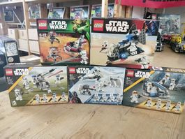 Lego Star Wars Lot Battle Packs 5 Sets Neu & OVP