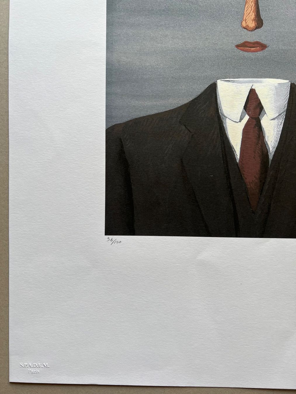 Reproduktionen & Neuware: René Magritte « Le paysage de Baucis » 96/100 – Neu (gemäss Beschreibung) aus Basel von  2